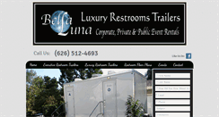 Desktop Screenshot of bellalunarestrooms.com